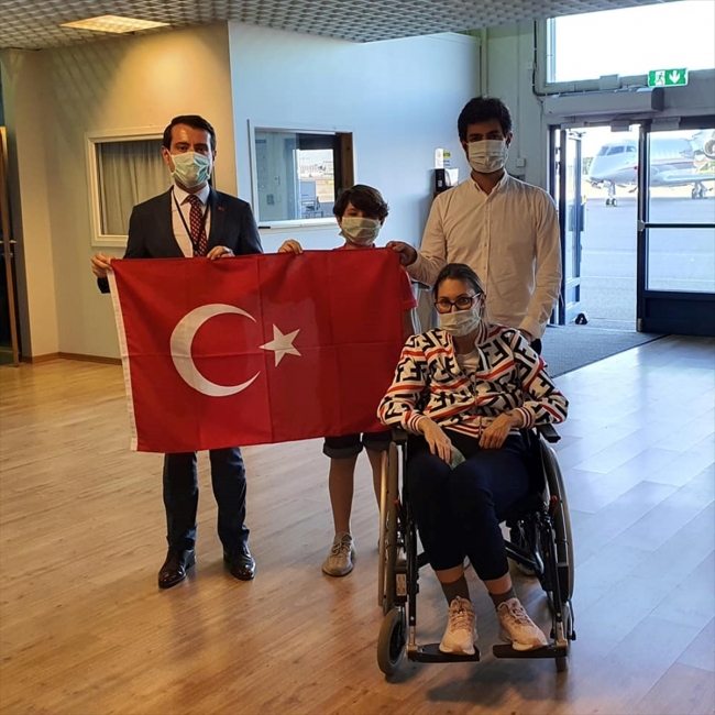 Beyninde tümör bulunan Türk vatandaşı Norveç'ten Türkiye'ye nakledildi