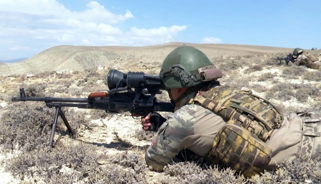 TurAz Kartalı Tatbikatı'nda temsili düşman saldırısı geri püskürtüldü