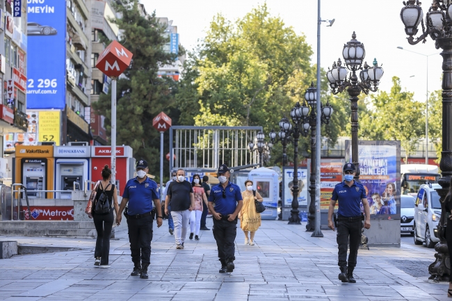 Başkentte koronavirüs tedbirleri denetlendi