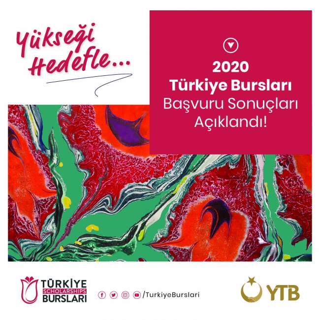 YTB'nin 2020 Türkiye Bursları başvuruları sonuçları açıklandı