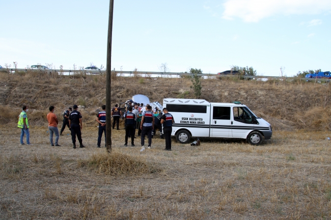 Uşak’ta trafik kazası: 1 ölü, 1 yaralı