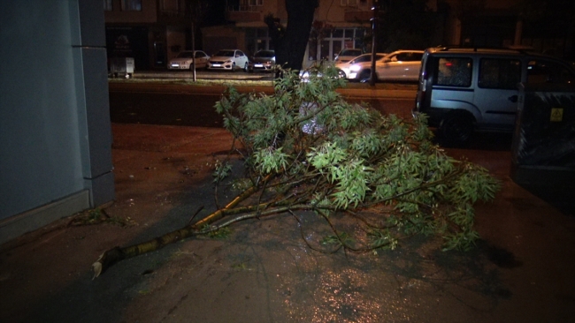 Tekirdağ'da sağanak: İş yerlerini su bastı, yollar göle döndü