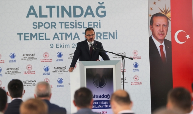 Bakan Kasapoğlu Ankara'da temel atma törenine katıldı