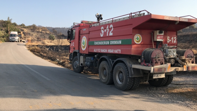 Hatay'daki orman yangınında soğutma çalışmaları tamamlandı