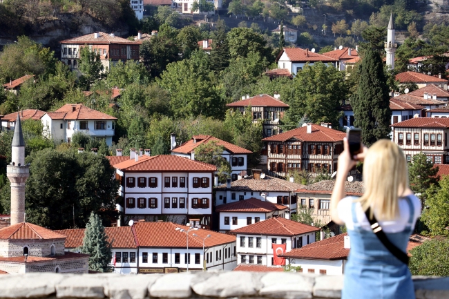 Safranbolu'da hafta sonu yoğunluğu