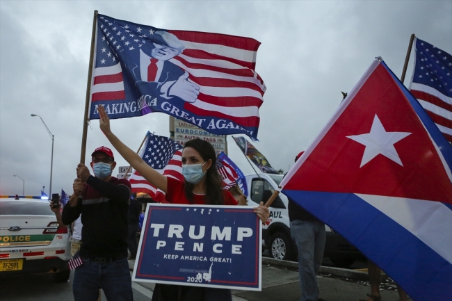 Trump destekçileri seçim sonuçlarını protesto ediyor