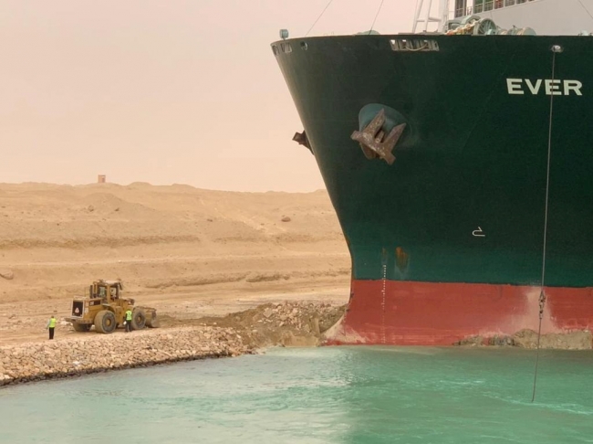 Suez Canal Authority/Handout via REUTERS