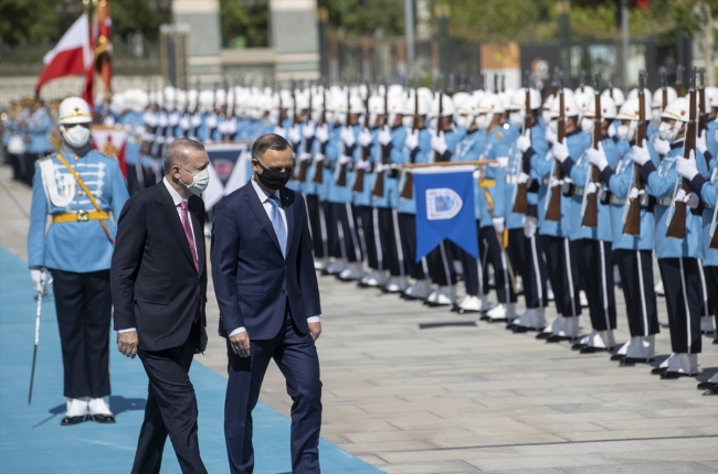 Polonya Cumhurbaşkanı Duda Ankara'da