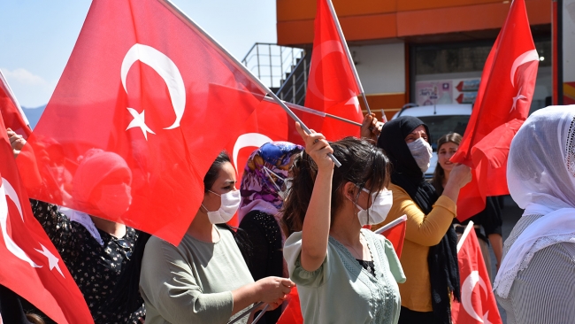 Şırnak’ta terör mağduru aileler eylem yaptı