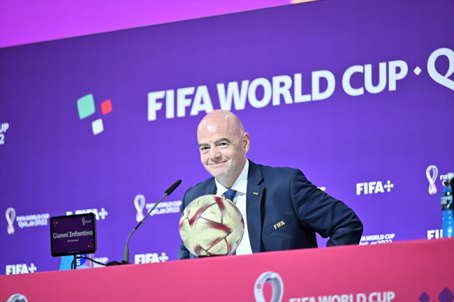 Fotoğraf: AA / FIFA Başkanı Gianni Infantino