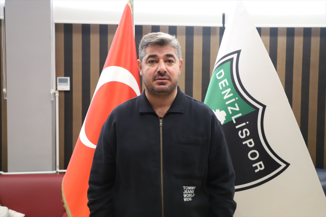 Fotoğraf: AA / Altaş Denizlispor Kulüp Başkanı Mehmet Uz