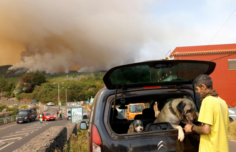 Kanarya Adaları'nda yangın: 5 köy tahliye edildi