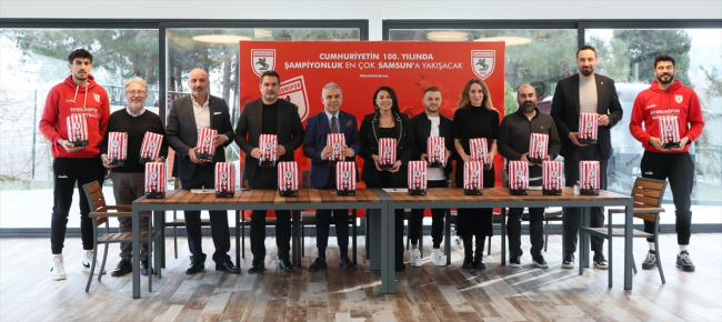 Samsunspor'a ek gelir sağlayacak "Taraftar Çayı"nın tanıtımı yapıldı