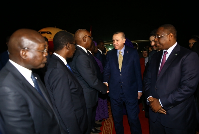 Cumhurbaşkanı Recep Tayyip Erdoğan Senegal'de