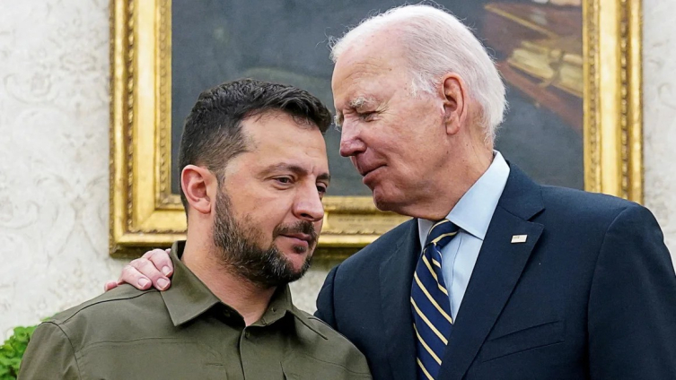 Biden'ın onayının ardından Ukrayna Lideri Zelensky ilgili füzelerin kullanım emrini verdi. Foto: Reuters