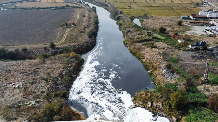 Ergene Nehri'nin kirlilik seviyesi en üst seviyede