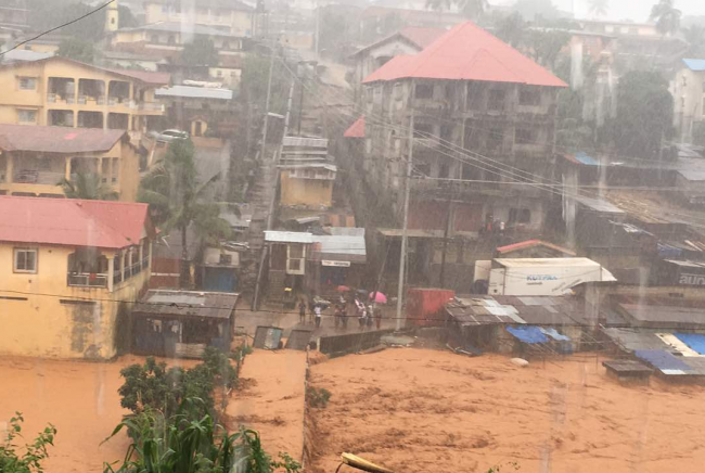 Sierra Leone'de sel ve toprak kayması felaketi