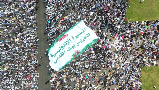 Endonezya'da ABD'nin Kudüs kararı protesto edildi