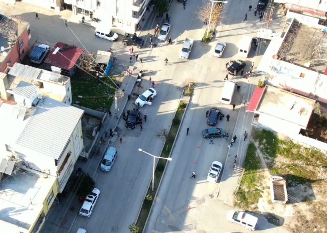 Adana'da hava destekli asayiş ve narkotik uygulaması