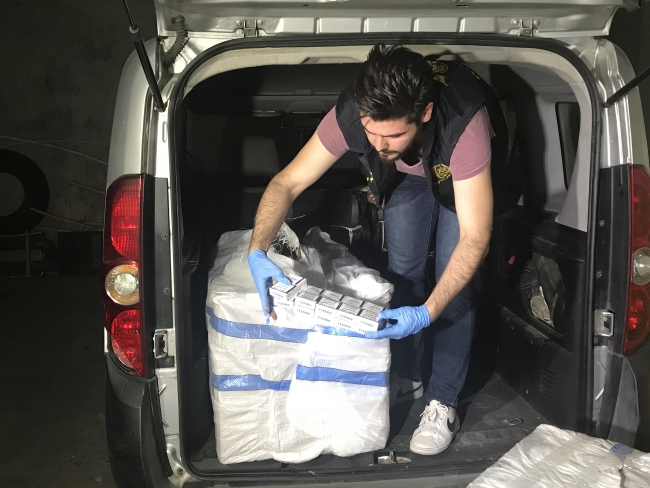 İstanbul'da 55 bin paket kaçak sigara ele geçirildi