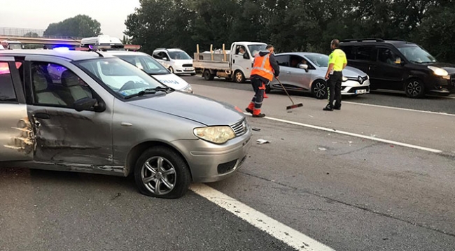 Anadolu Otoyolu'nda zincirleme trafik kazası