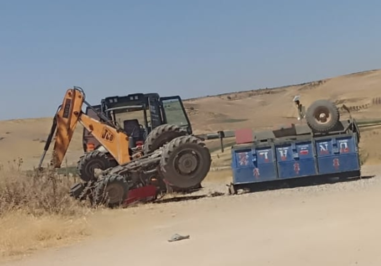 Adıyaman'da iki ayrı traktör kazası: 16 yaralı