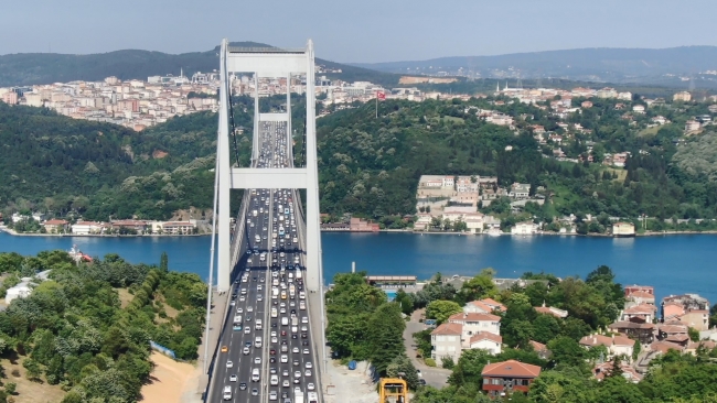 İstanbul trafiğinde tatil yoğunluğu başladı