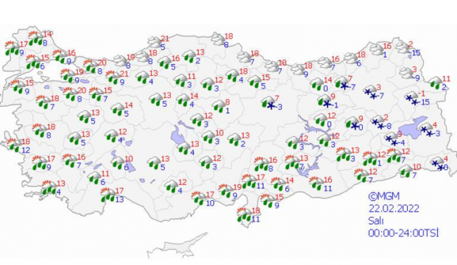 Bugün hava nasıl olacak? 22 Şubat İstanbul, Ankara, İzmir hava durumu….