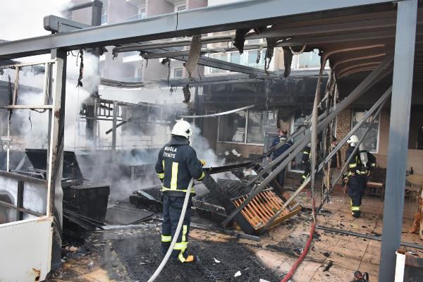 Marmaris'te otelde çıkan yangın paniğe neden oldu