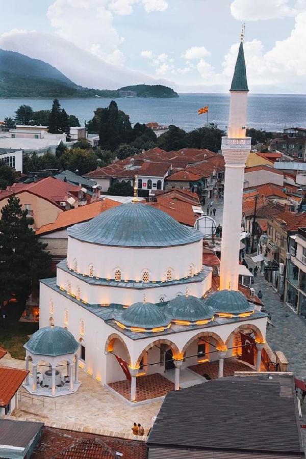 Ohri Ali Paşa Camii 107 yıl sonra minaresine kavuşuyor