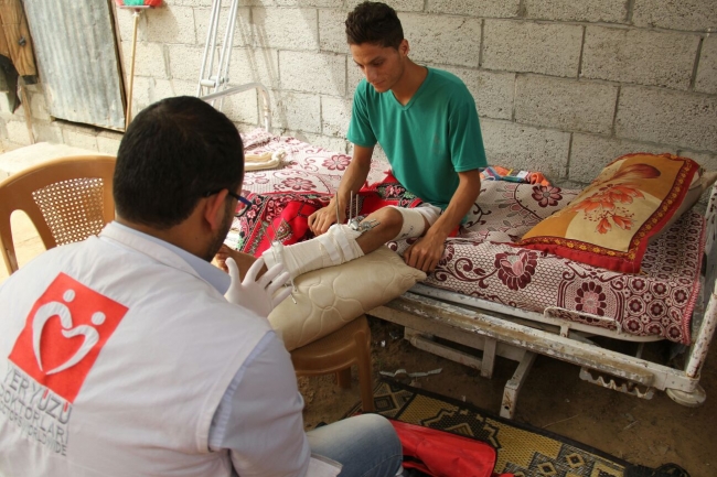 Yeryüzü Doktorları bir haftalık ziyaret için Gazze'de