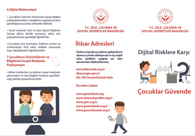 81 ilde çocukların dijital risklerden korunması eğitimi