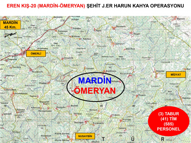 Mardin’de Eren Kış-20 Operasyonu başlatıldı