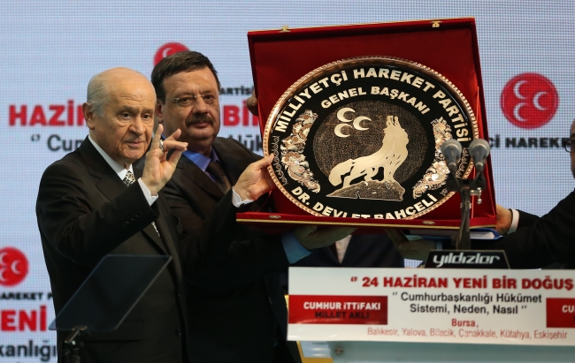 MHP Genel Başkanı Bahçeli'nin tercihi temalı mitingler oldu