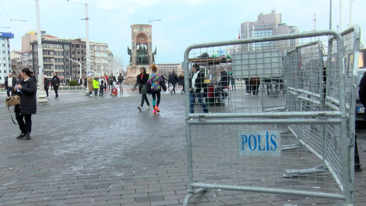 Taksim Meydanı ve çevresinde yılbaşı tedbirleri