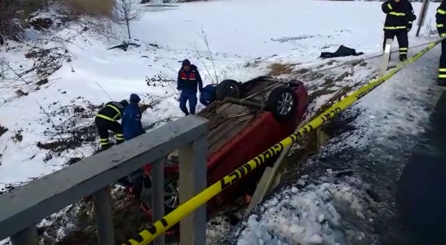 Tekirdağ'da otomobil dereye düştü: 8 ölü