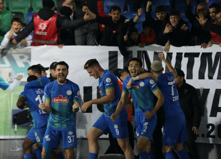 Rizespor 90+2'de kazandı