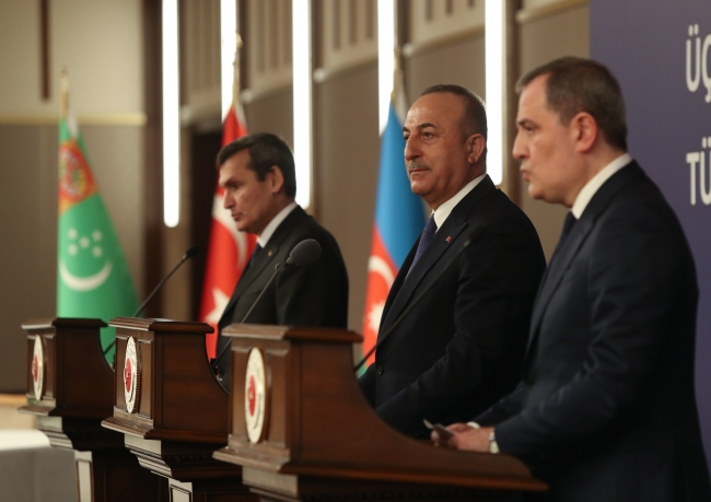 Türkiye-Azerbaycan-Türkmenistan'dan ortak bildiri