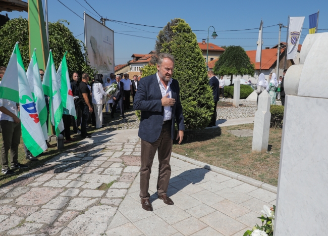  Aliya'nın oğlu ve Demokratik Eylem Partisi (SDA) Genel Başkanı Bakir İzetbegoviç. | Fotoğraf: AA