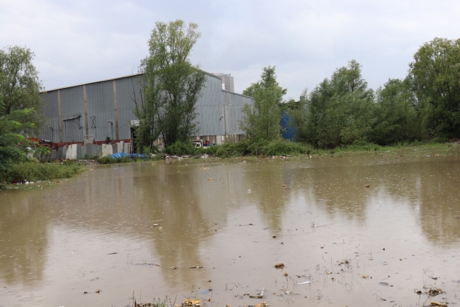 Ordu'da yağmur yağdı, dereler taştı