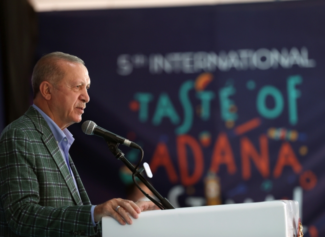 Cumhurbaşkanı Erdoğan: Adana Lezzet Festivali Sıfır Atık prensibiyle düzenleniyor