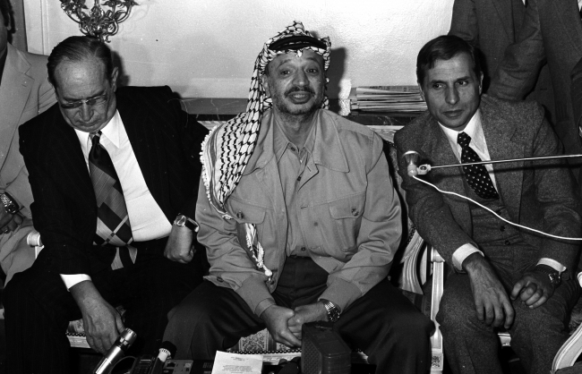 Filistin davasının unutulmaz lideri: Yaser Arafat. Fotoğraf: AA