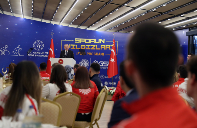 Cumhurbaşkanı Erdoğan: Spordaki başarılarımız tesadüf değildir