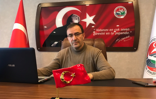 Fotoğraf: AA / Türkiye Atletizm Federasyonu Başkanı Fatih Çintimar
