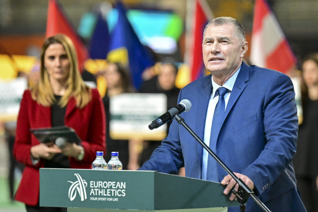 Fotoğraf: AA / Avrupa Atletizm Birliği Başkanı Dobromir Karamarinov