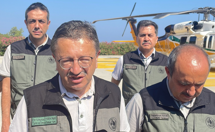 Nefes helikopteri orman yangınında 70'ten fazla sorti yaparak rekor kırdı