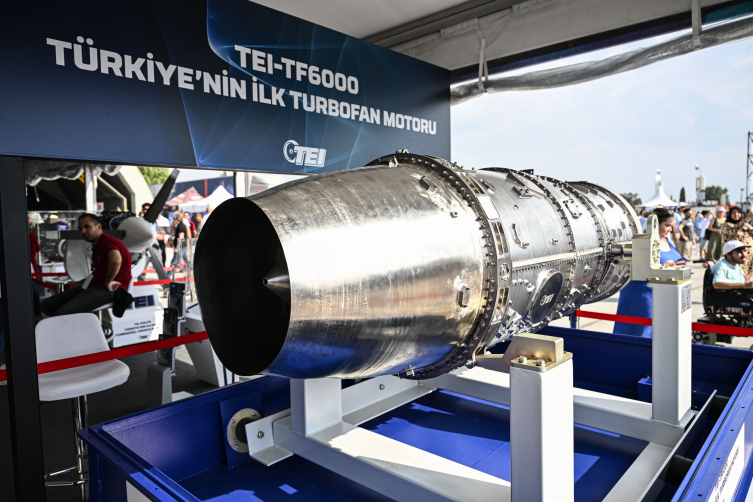 Türkiye'nin milli turbofan motoru TEI-TF6000'in ilk motor bütünü geçtiğimiz ay görüntülenmişti. Foto: AA