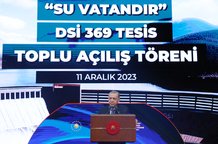 Cumhurbaşkanı Erdoğan: Türkiye'nin boşa harcanacak bir damla suyu yoktur
