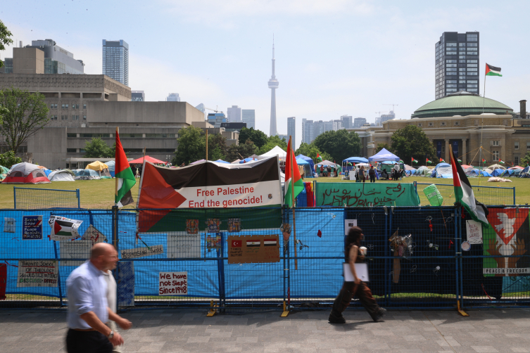 Kanada'da Filistin destekçisi öğrencilerden çadırları kaldırmaları istendi