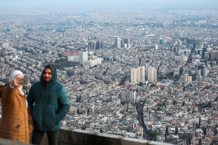 Kasiyun Dağı aslında Suriyelilerin geçmişe özlemlerinin en büyük simgelerinden. Foto: AA